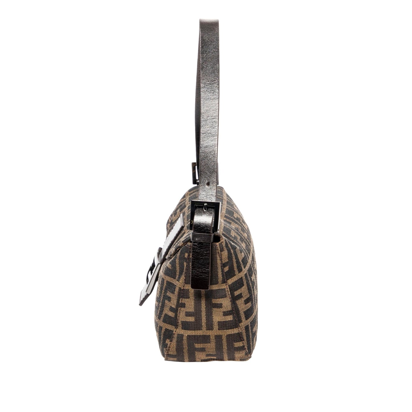 Luxury FendiZucca Double Flap Baguette (SHG-c4kHsH)