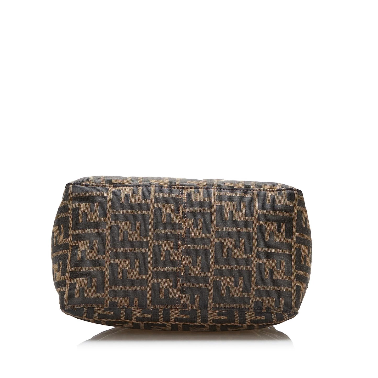 Luxury FendiZucca Double Flap Shoulder Bag (SHG-Ydwd2J)