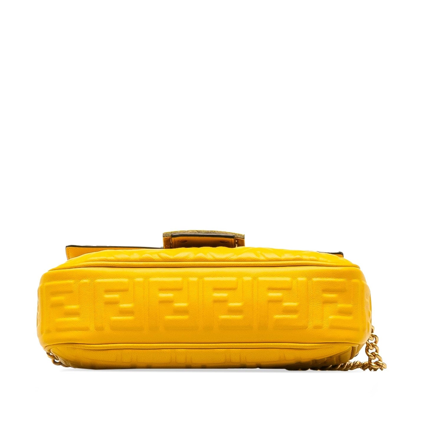 Luxury FendiZucca Embossed Chain Midi Baguette (SHG-eLWxI9)