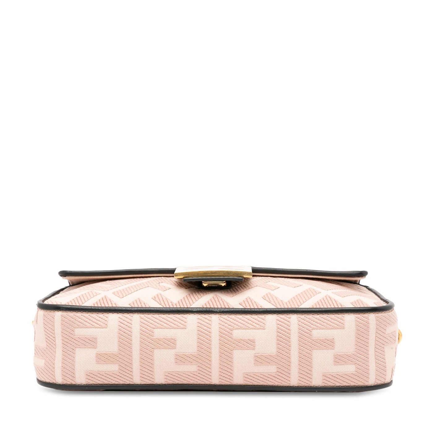 Luxury FendiZucca Embroidered Baguette Satchel (SHG-5WGn2V)