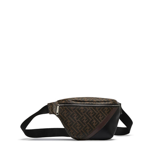 Luxury FendiZucca FF 1974 Diagonal Belt Bag (SHG-HXHAOR)