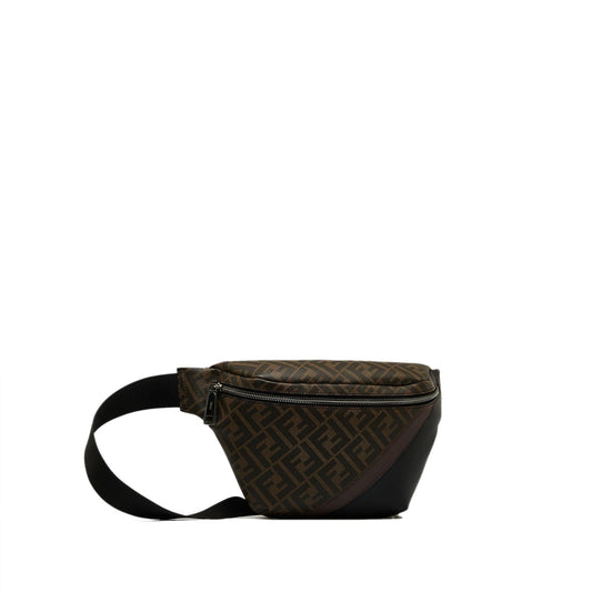 Luxury FendiZucca FF 1974 Diagonal Belt Bag (SHG-zZZsdD)