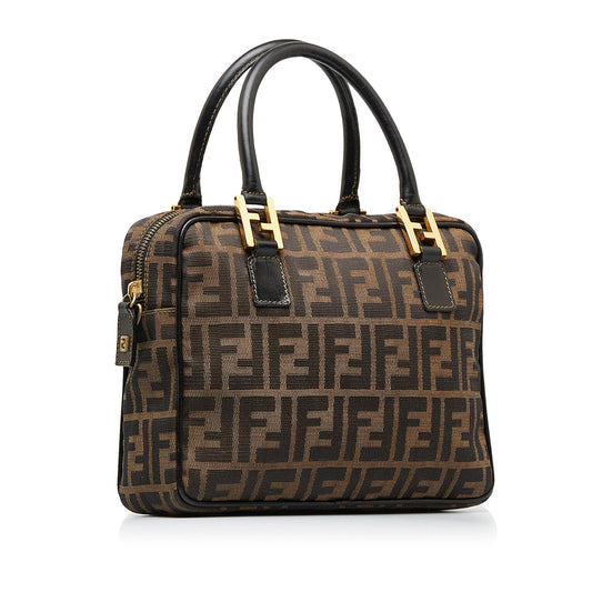 Luxury FendiZucca Handbag (SHG-BRNRiR)