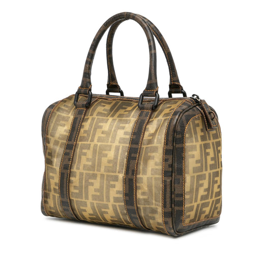 Luxury FendiZucca Mesh Boston Bag (SHG-FNv1AU)