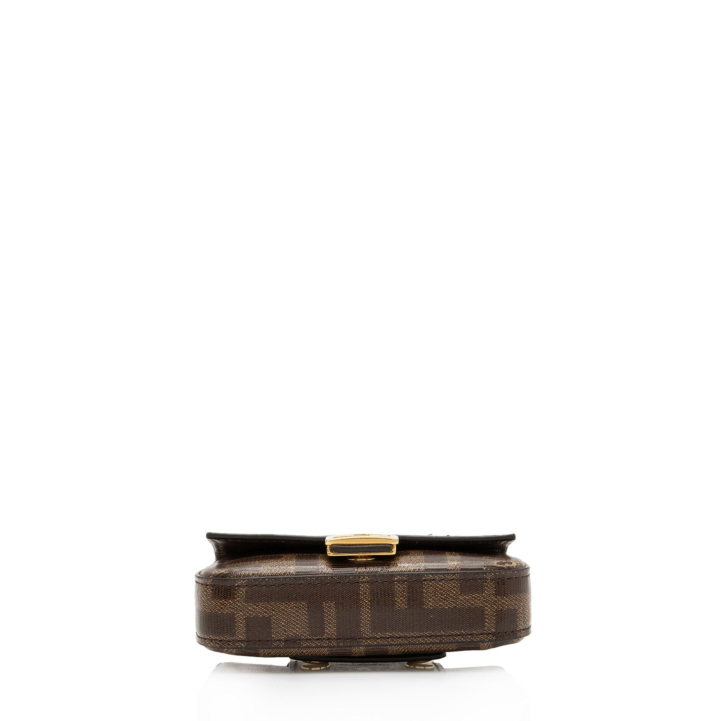 Luxury FendiZucca Spalmati Nano Baguette Charm Crossbody Bag (SHF-rpZREp)