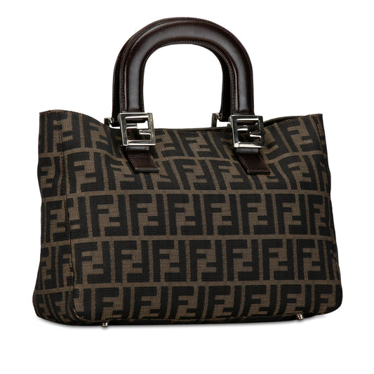 Luxury FendiZucca Twins Canvas Handbag (SHG-OGbi0G)