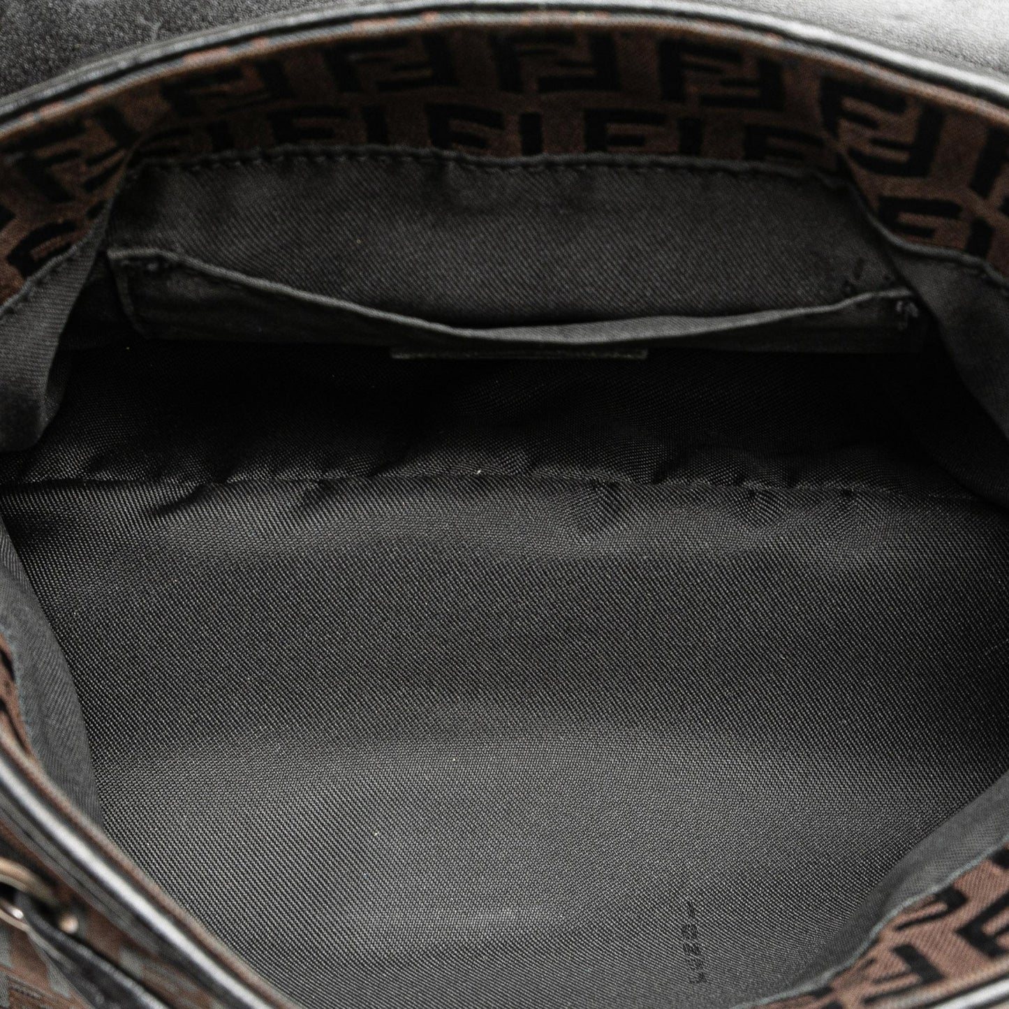 Luxury FendiZucchino Canvas Flap Shoulder Bag (SHG-lKn300)