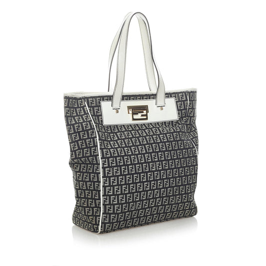 Luxury FendiZucchino Canvas Tote Bag (SHG-33487)