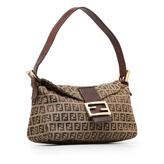 Luxury FendiZucchino Double Flap Baguette (SHG-30Rj5M)