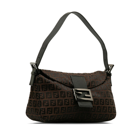 Luxury FendiZucchino Double Flap Baguette (SHG-WAc2kE)