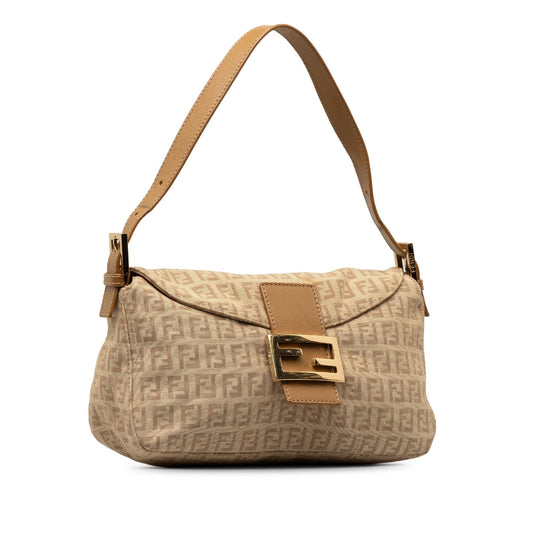 Luxury FendiZucchino Double Flap Baguette (SHG-v7ZGVv)