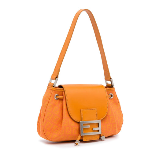 Luxury FendiZucchino Drawstring Baguette (SHG-sHNIuC)