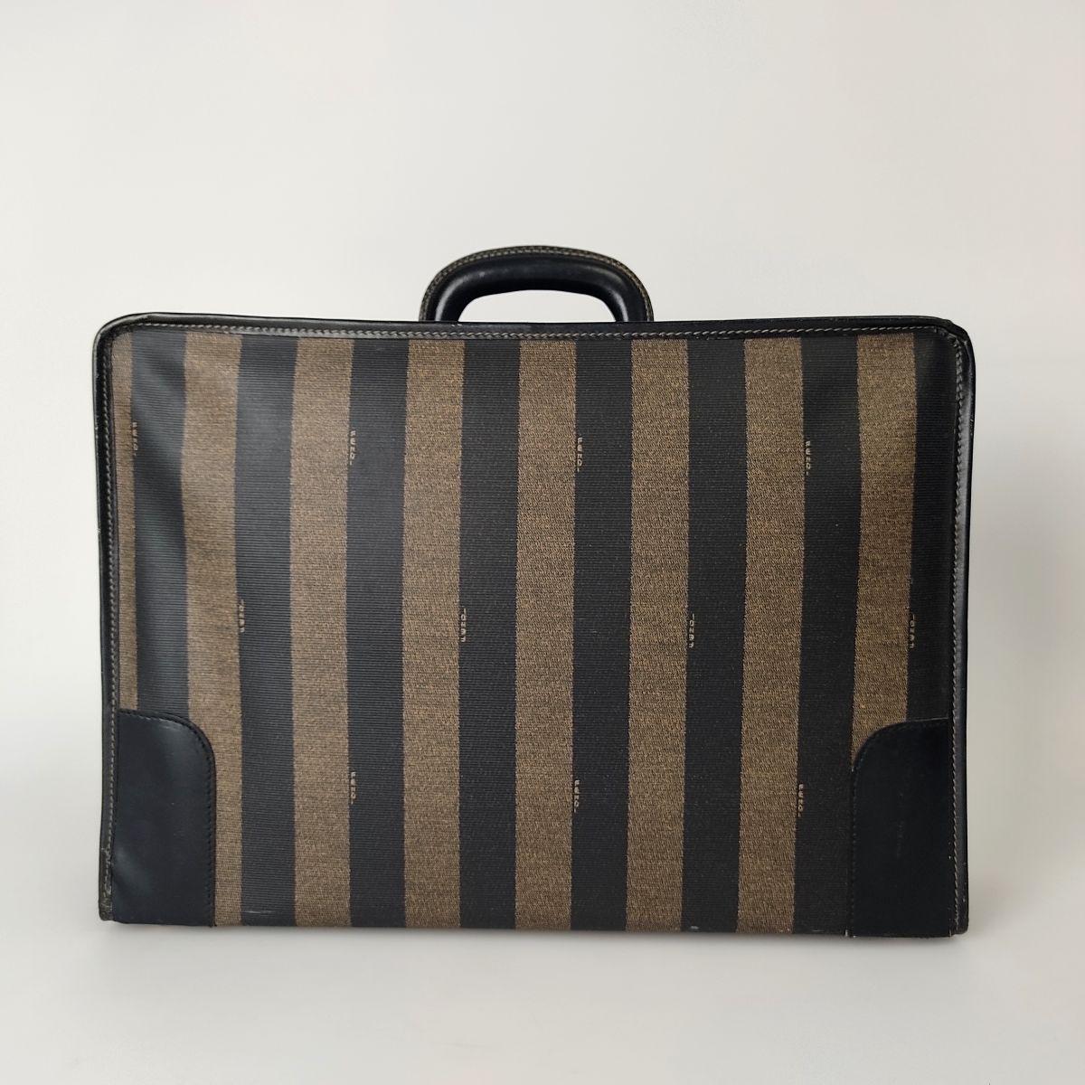 Luxury FendiLuxury Fendirare vintage Pacan work bag - '10s