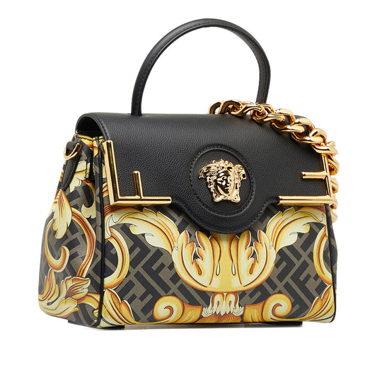 Luxury Fendix Versace Fendace La Medusa Satchel (SHG-TIqNMz)