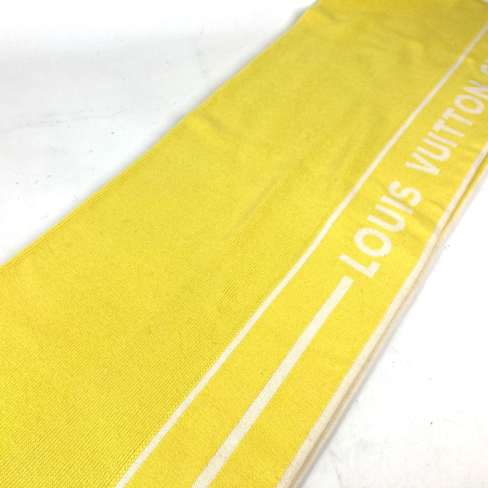 LOUIS VUITTON Scarf Cotton, Cashmere yellow LVCUP Louis Vuitton Cup logo
