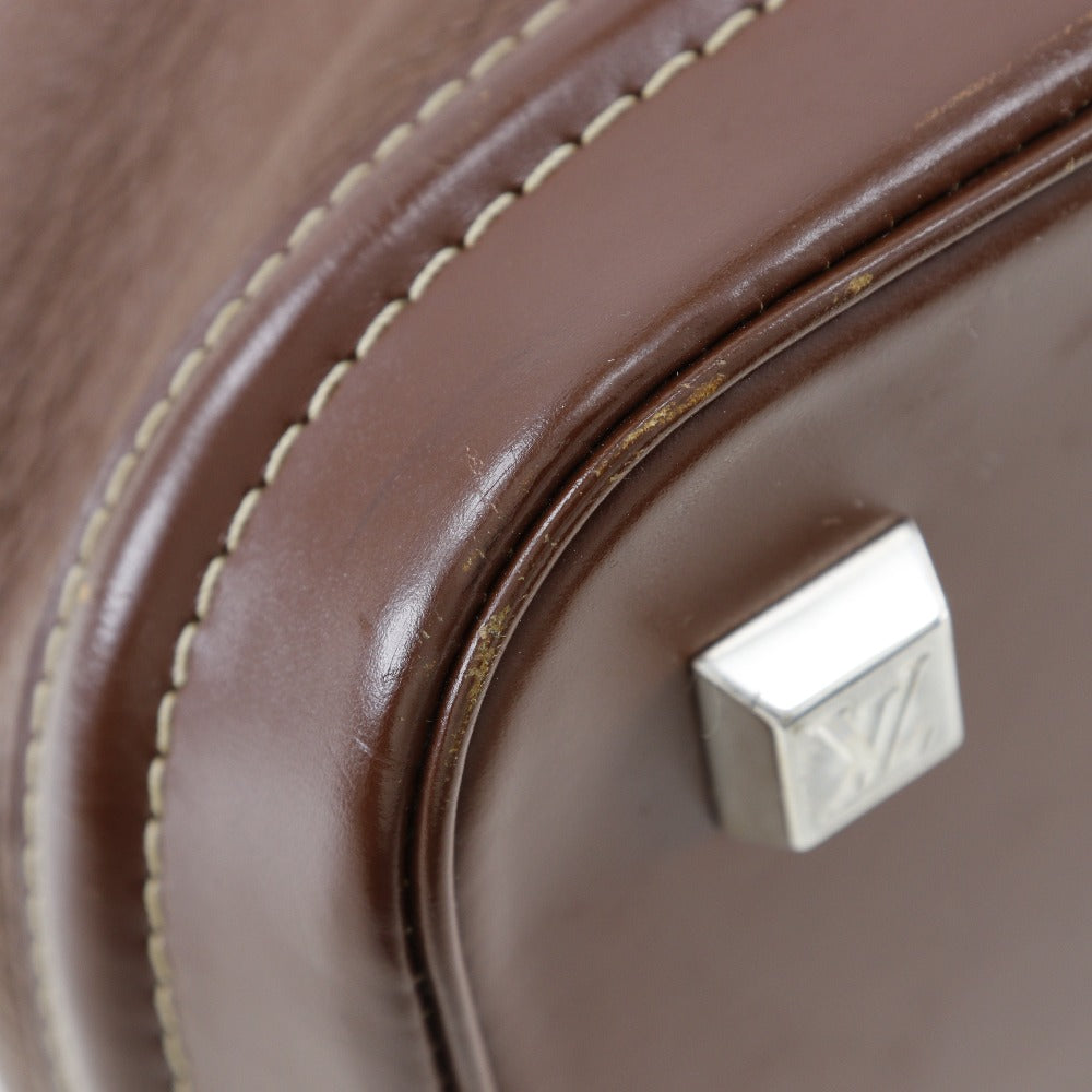 LOUIS VUITTON Handbag M91889 Goatskin Brown Suhari LockitMM