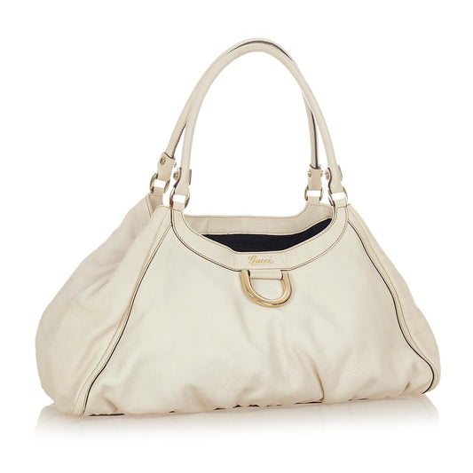 Gucci Abbey D-ring Leather Shoulder Bag (SHG-31847)