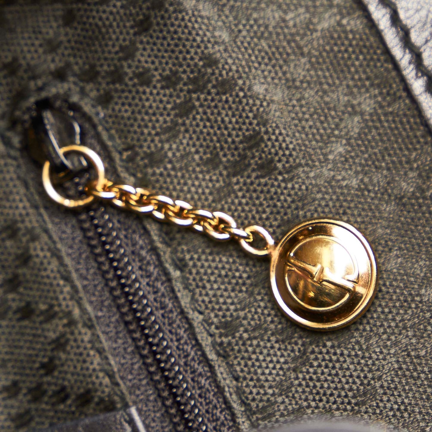 Gucci Bamboo Leather Drawstring Backpack (SHG-21546)