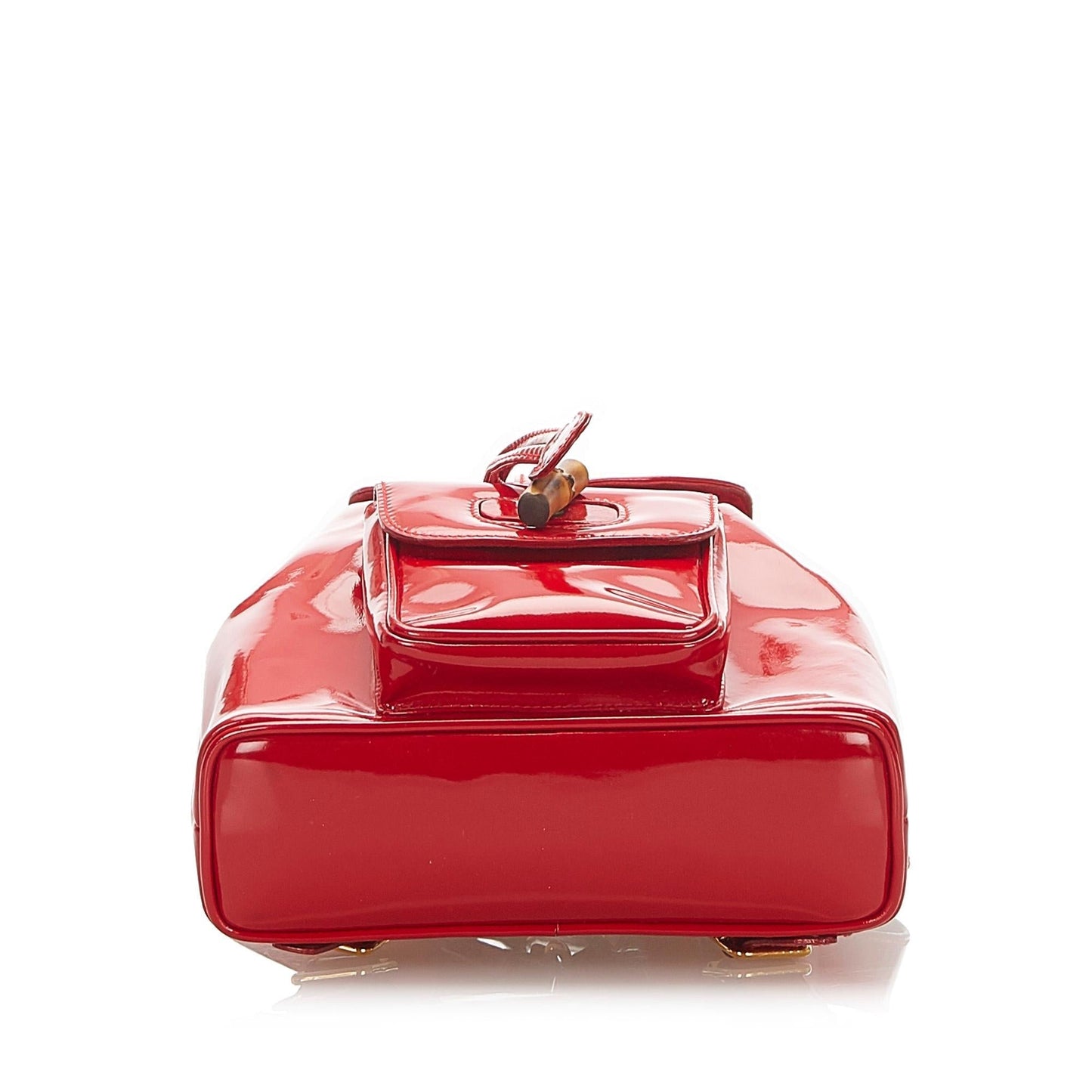 Luxury Gucci Trending 2025 Bamboo Patent Leather Drawstring Backpack (SHG-22346)
