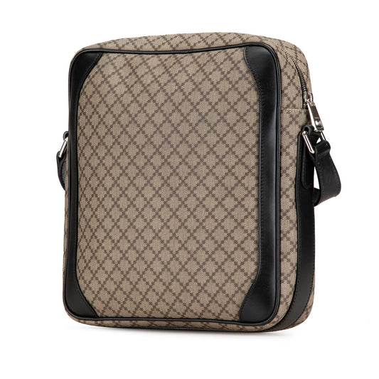 Gucci Diamante Coated Canvas Zip Crossbody (SHG-6hNSKC)