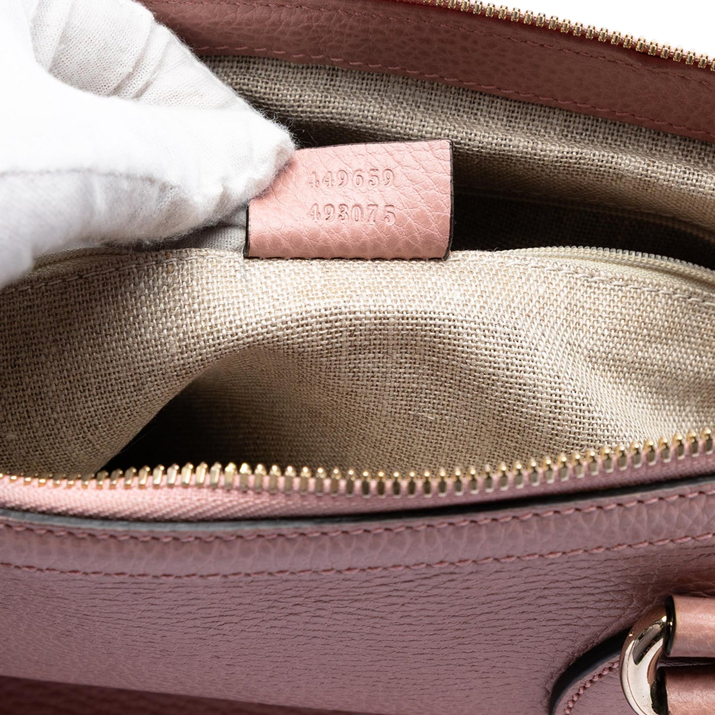 Gucci Dollar Calfskin GG Charm Satchel