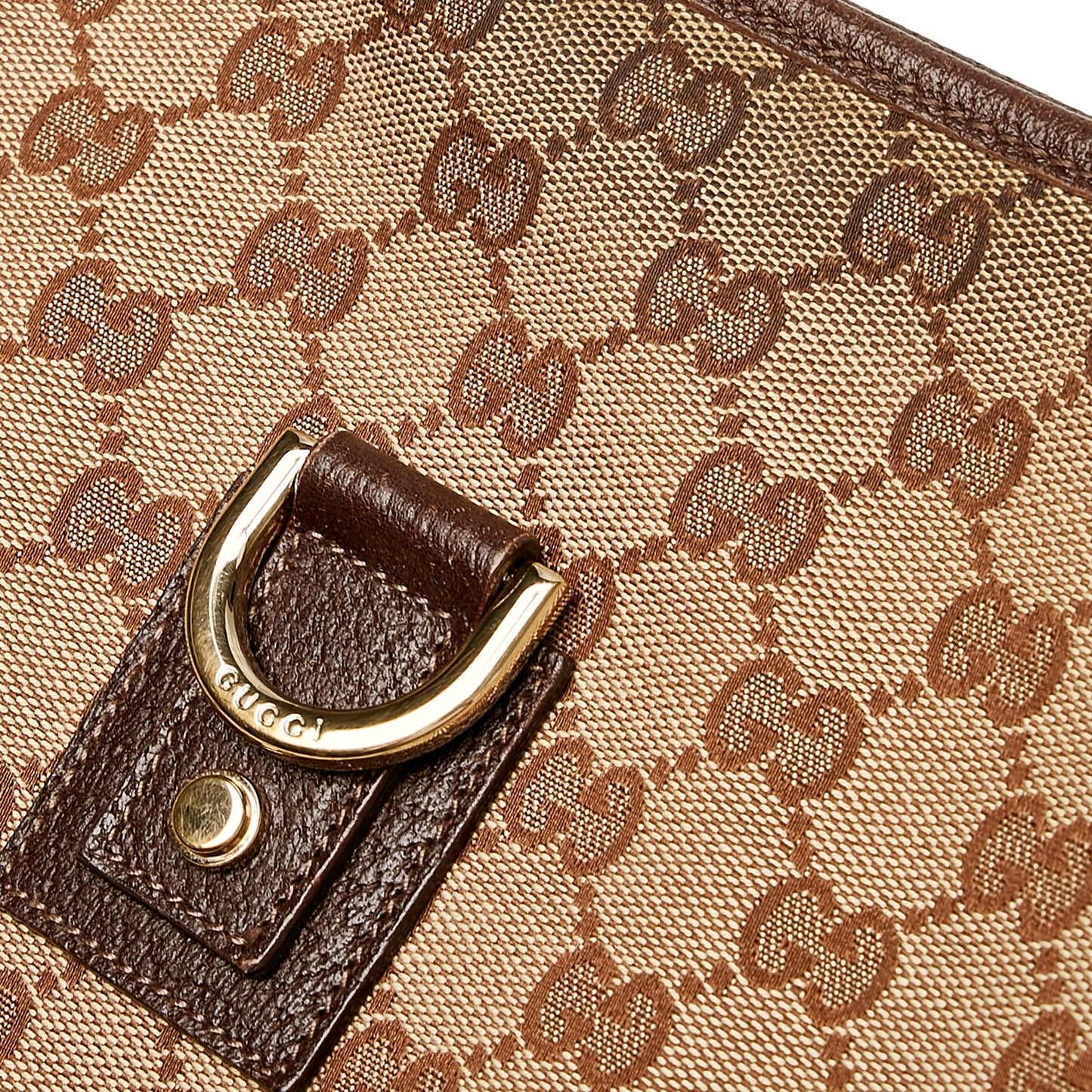 Gucci GG Canvas Abbey D-Ring Crossbody Bag (SHG-32579)