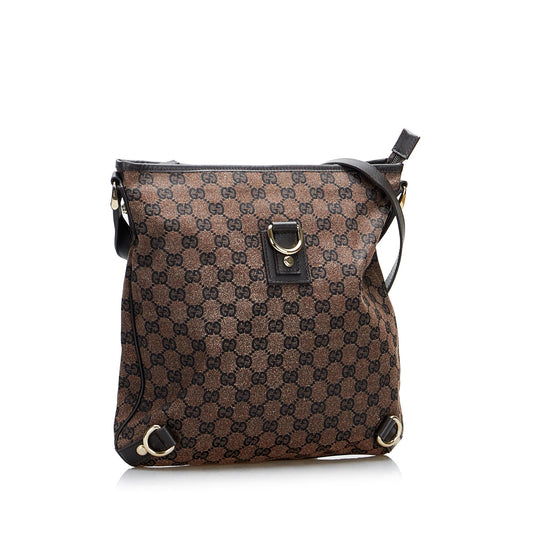 Gucci GG Canvas Abbey D-Ring Crossbody Bag (SHG-KnQtNG)