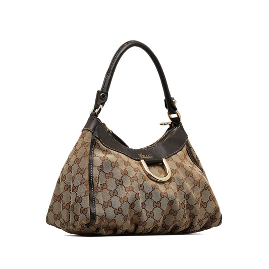 Gucci GG Canvas Abbey D-Ring Handbag (SHG-vki0C5)