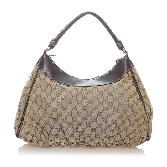 Gucci GG Canvas Abbey D-Ring Shoulder Bag (SHG-34771)
