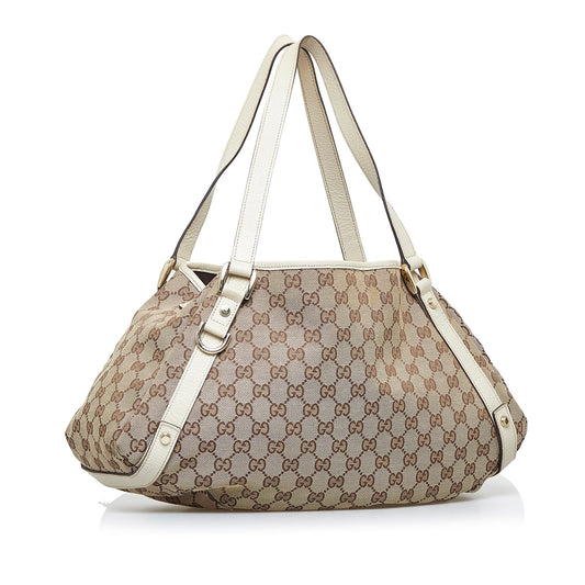 Gucci GG Canvas Abbey D-Ring Shoulder Bag (SHG-JCJfEX)