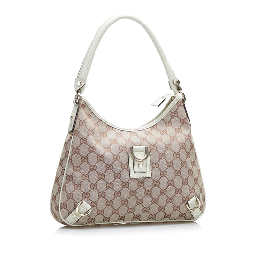 Gucci GG Canvas Abbey D-Ring Shoulder Bag (SHG-TV2HAe)