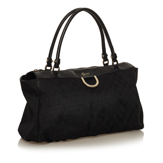 Gucci GG Canvas Abbey D-Ring Tote Bag (SHG-29537)