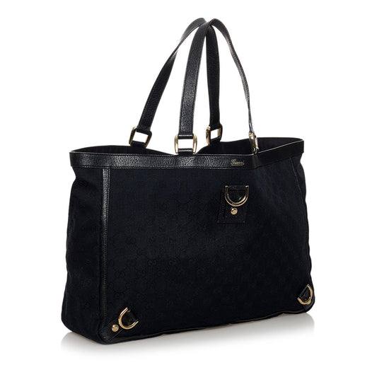 Gucci GG Canvas Abbey D- Ring Tote Bag (SHG-29845)