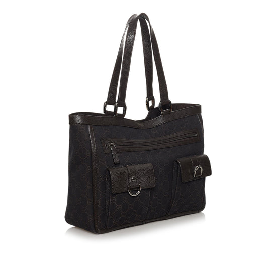 Gucci GG Canvas Abbey D-Ring Tote Bag (SHG-30709)