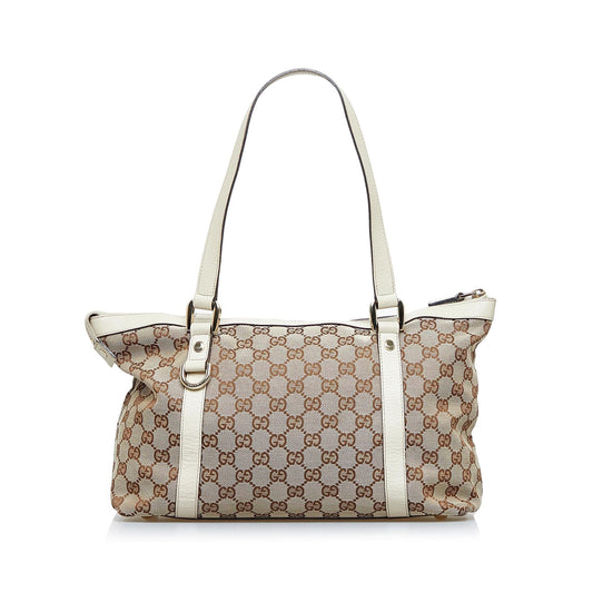 Luxury Gucci GG Canvas Abbey D-Ring Tote (SHG-2biCS5)