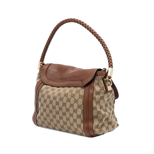 Gucci GG Canvas Bella Flap Satchel