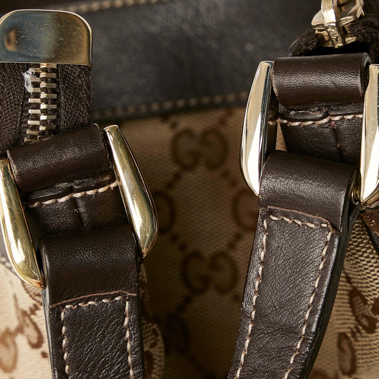 Gucci GG Canvas D-Ring Crossbody Bag (SHG-23083)