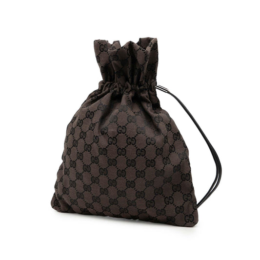 Gucci GG Canvas Drawstring Pouch