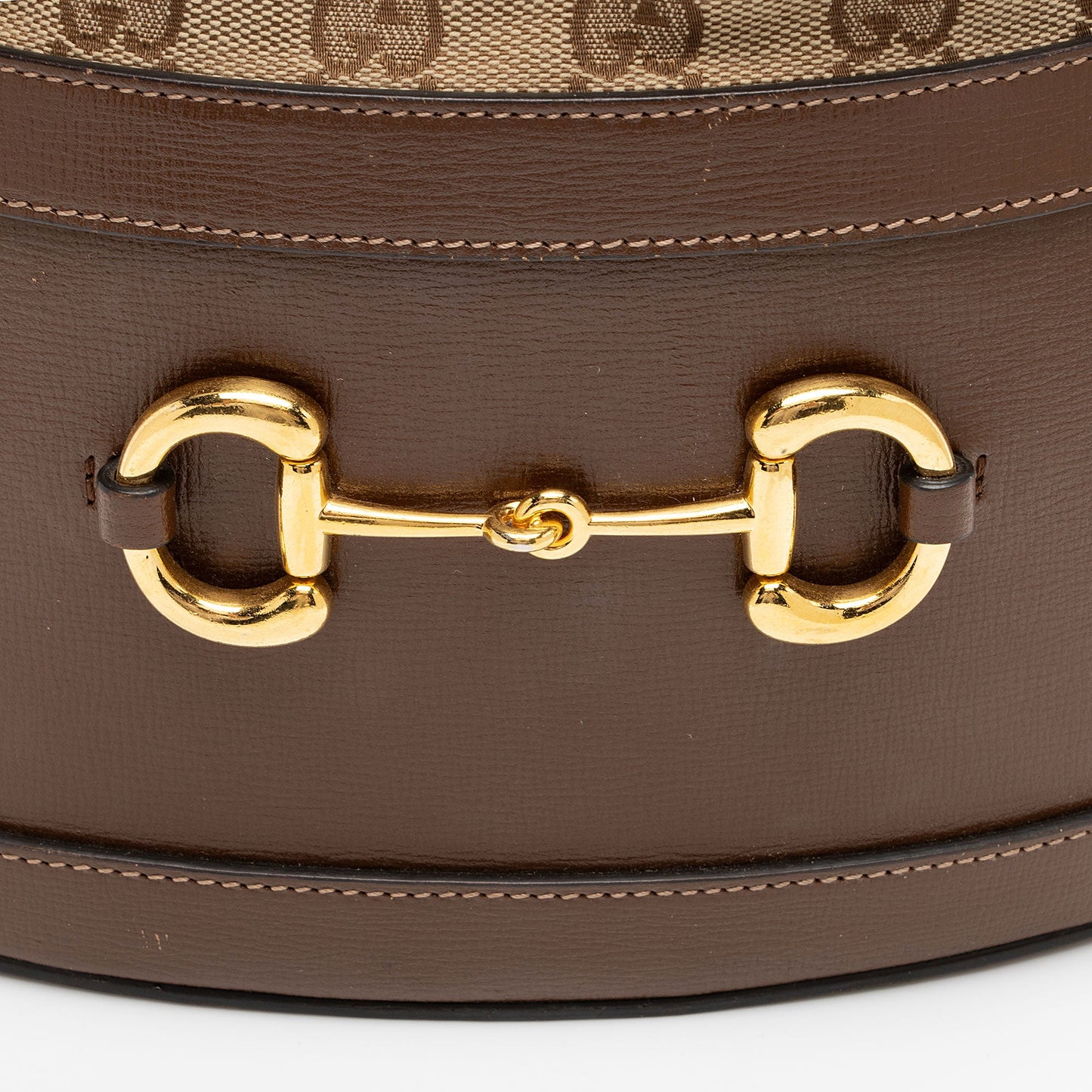 Gucci GG Canvas Horsebit 1955 Drawstring Bucket Bag