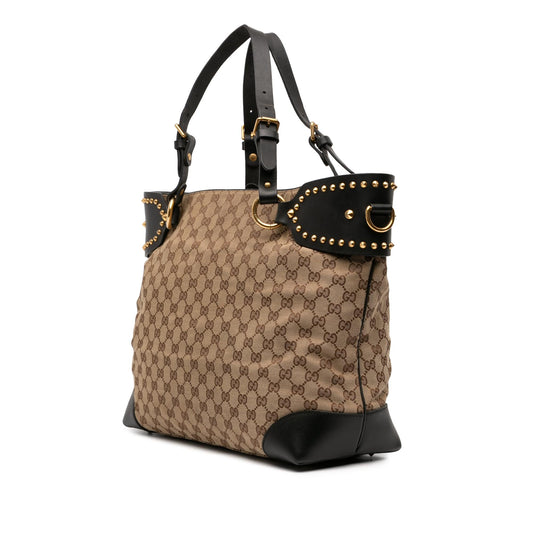 Gucci GG Canvas Patti Stud Tote