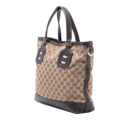 Gucci GG Canvas Techno Tag Tote