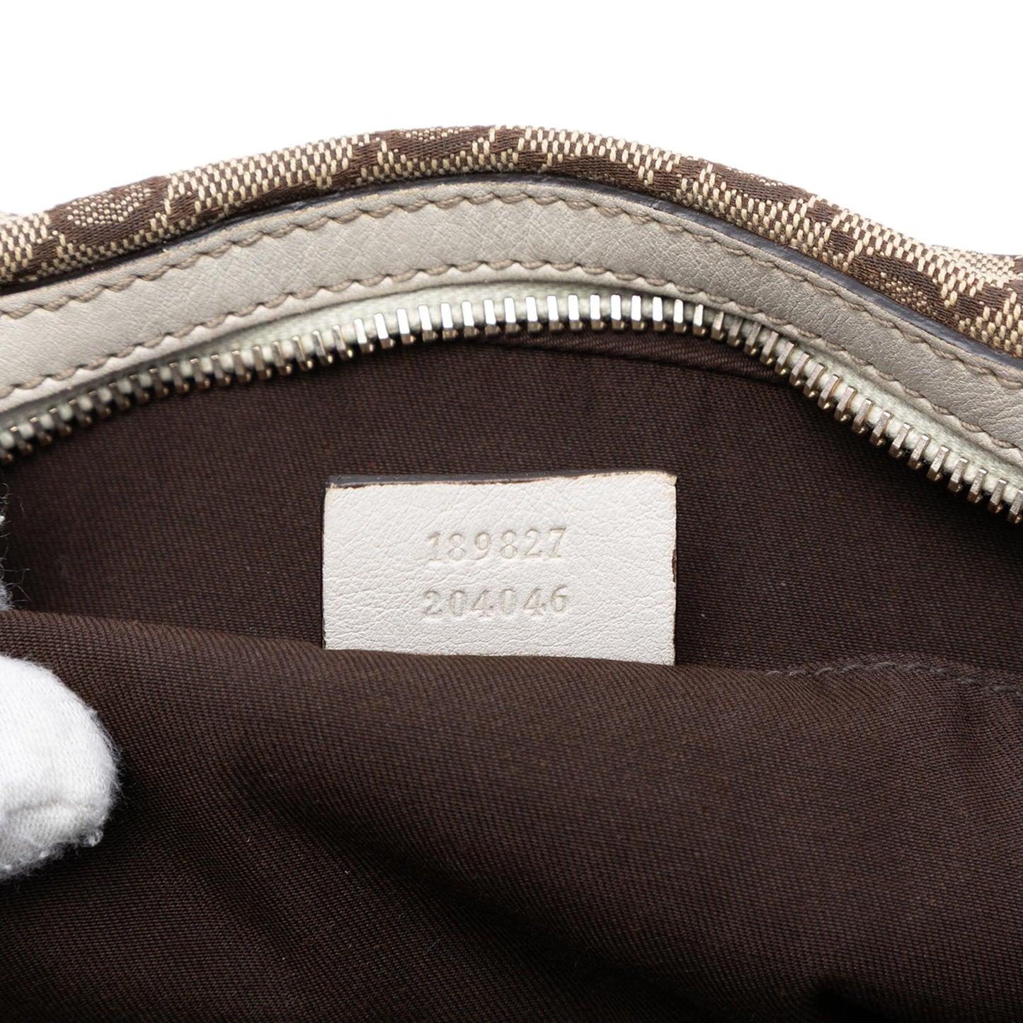 Gucci GG Canvas Trophy Shoulder Bag