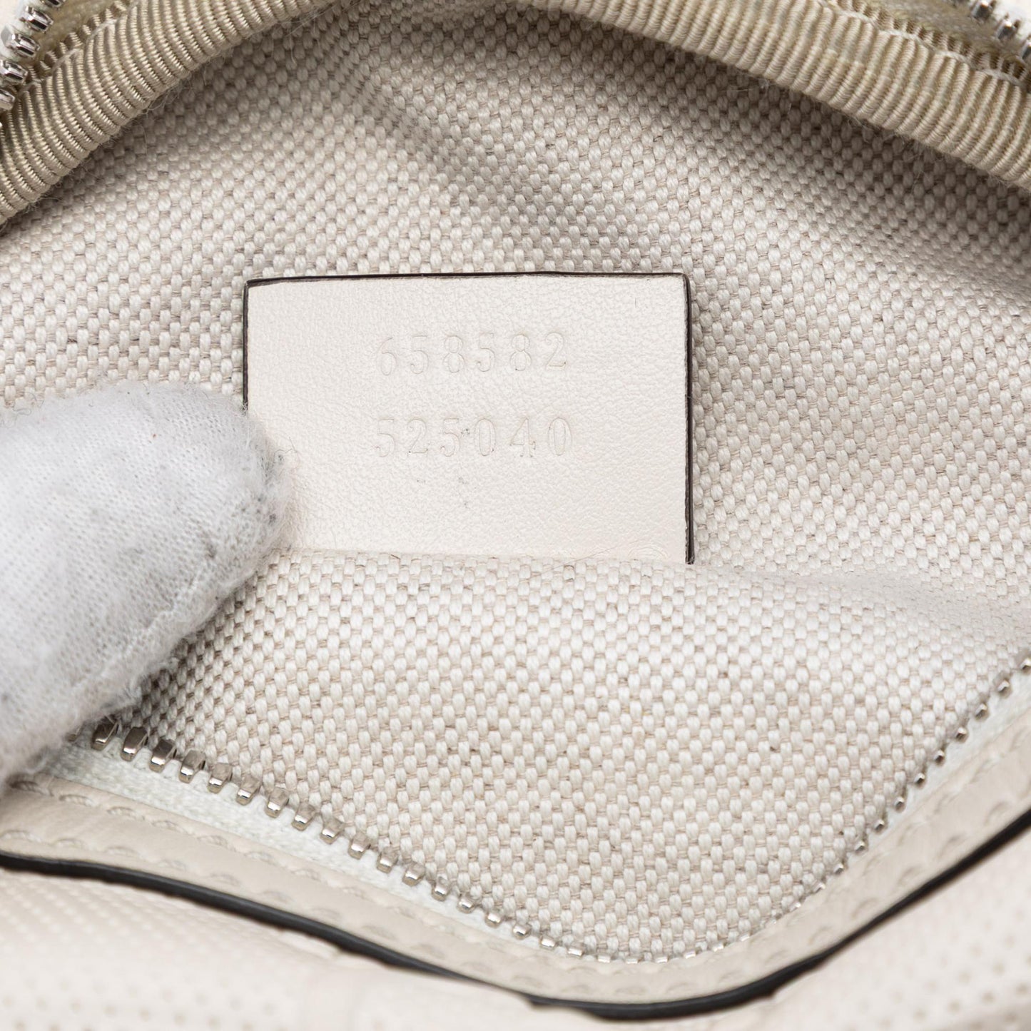Gucci GG Embossed Perforated Leather Belt Bag