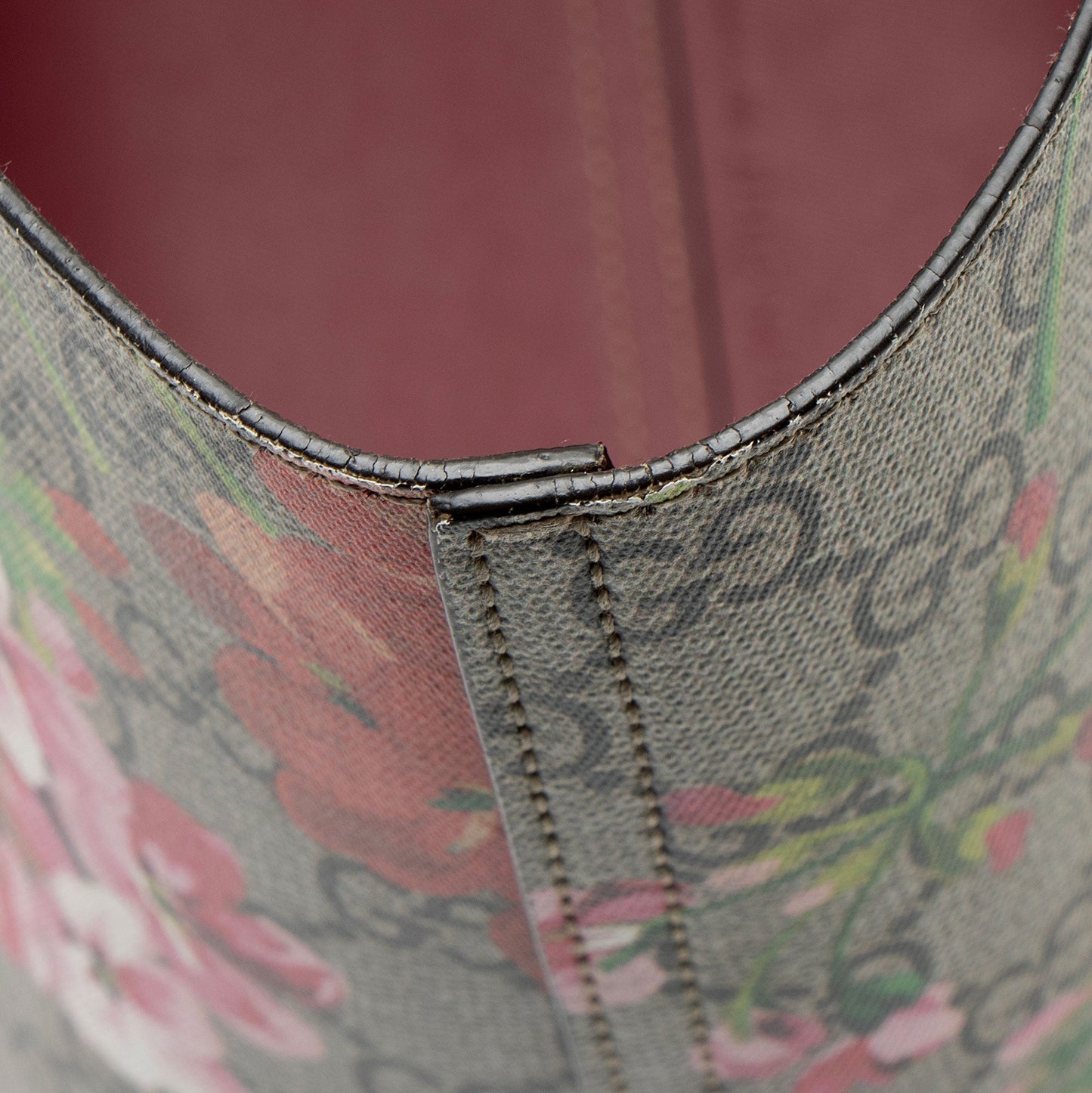 Gucci GG Supreme Blooms Reversible Small Tote