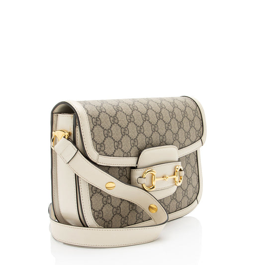 Gucci GG Supreme Horsebit 1955 Medium Shoulder Bag