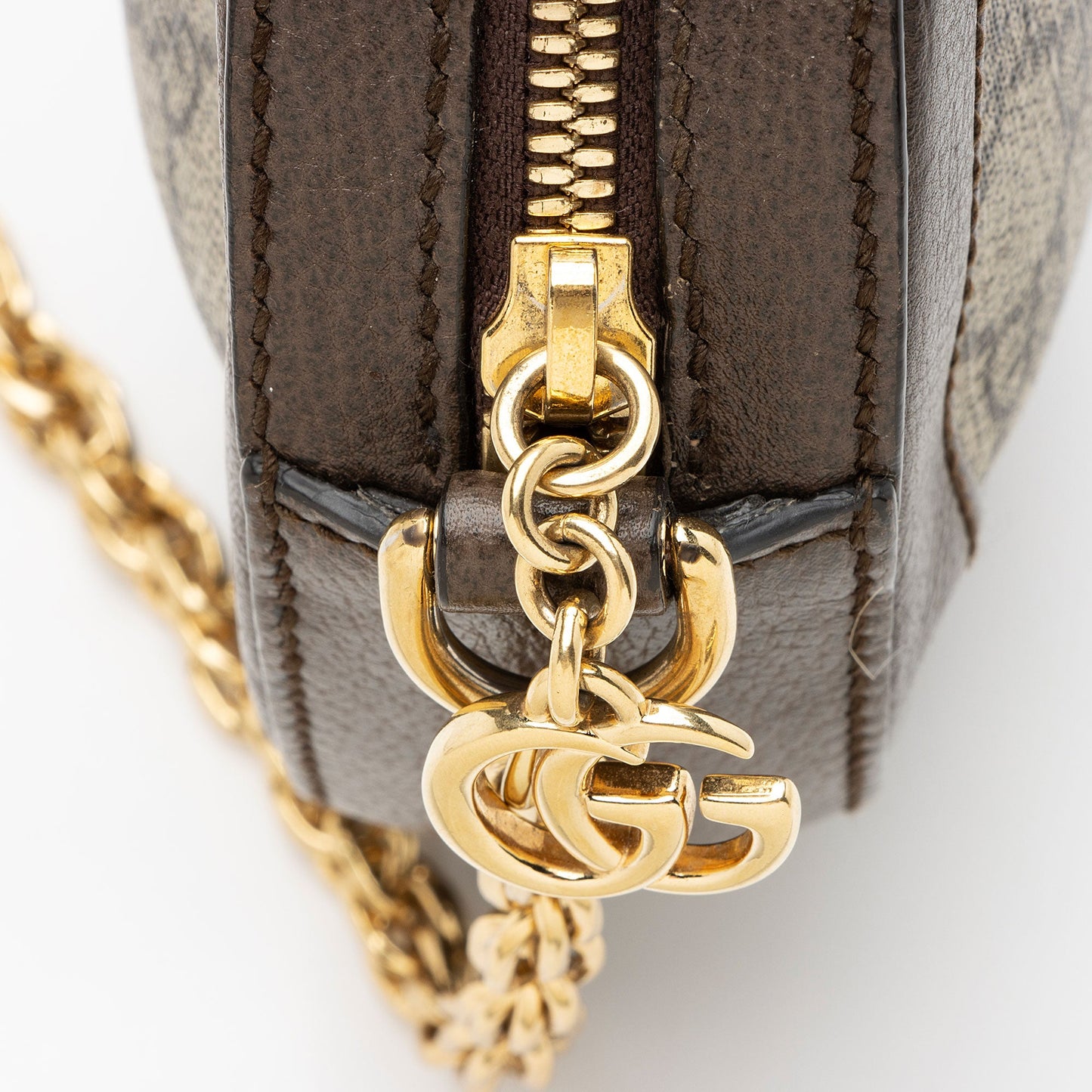 Gucci GG Supreme Ophidia Round Mini Shoulder Bag