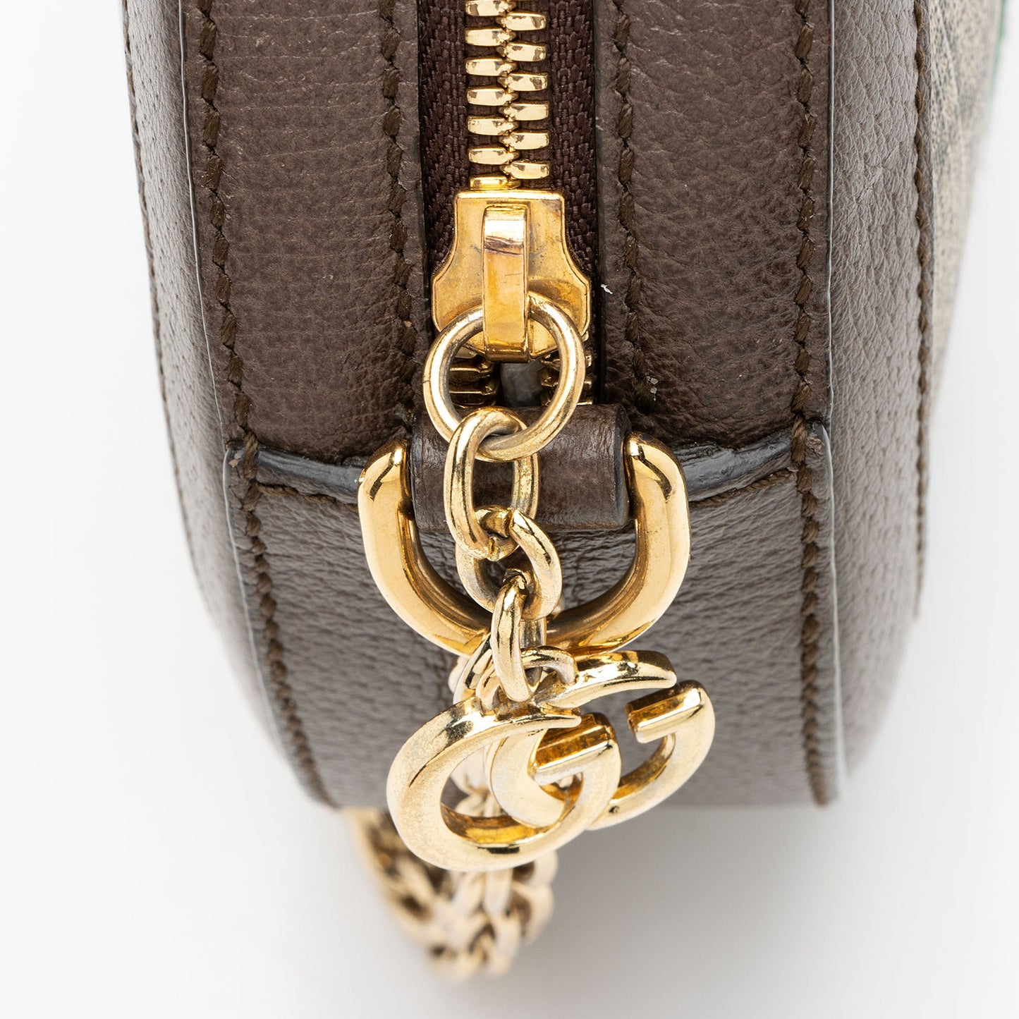 Gucci GG Supreme Ophidia Round Mini Shoulder Bag