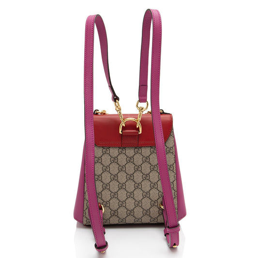Luxury Gucci Trending 2025 GG Supreme Padlock Backpack (SHF-RewJ7r)