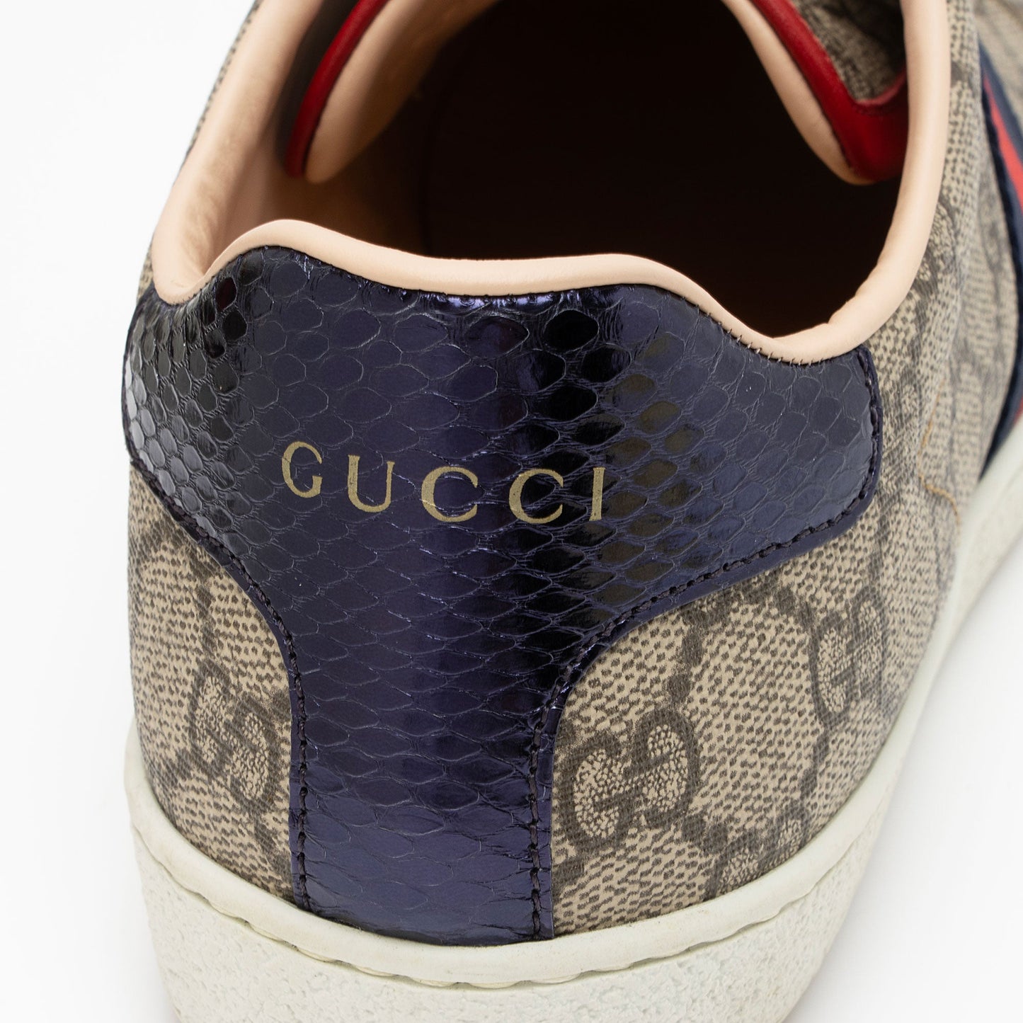 Gucci GG Supreme Web Ace Sneakers - Size 8 / 38 (SHF-cQ9zfZ)