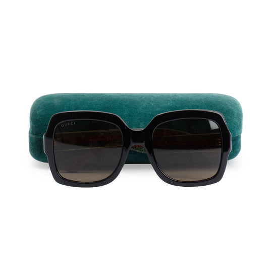 Gucci GG0036S GG Web Oversize Sunglasses